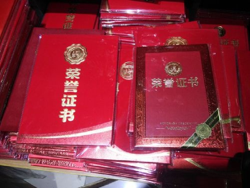 资质证件定制 资质证件定制-红金大气喜庆风